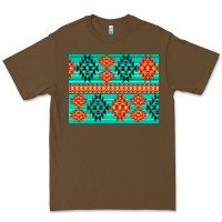 Cacao aztec pattern background 3200x2400 Premium Tee - AdoDesignShop