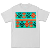 Dove Grey aztec pattern background 3200x2400 Premium Tee - AdoDesignShop