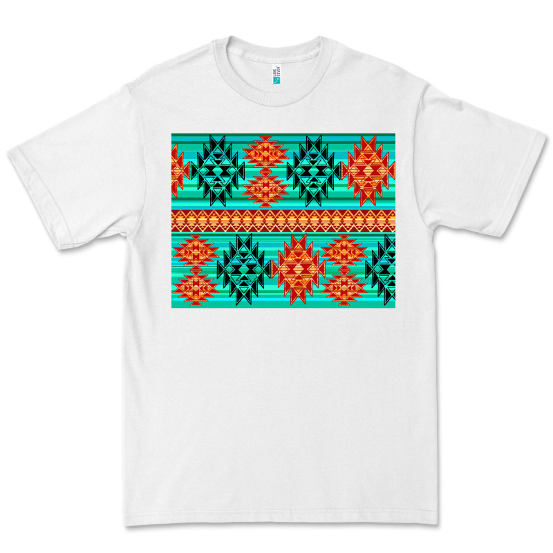 Aztec Pattern Background 3200x2400 Premium Tee by AdoDesignShop | Teevron
