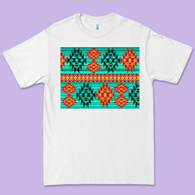 Aztec Pattern Background 3200x2400 Premium Tee Designed By Adodesignshop