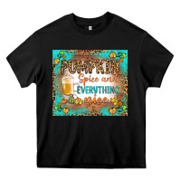 Black pumpkin spice and everything nice Heavy Core Tee - BundleAndBundleShop