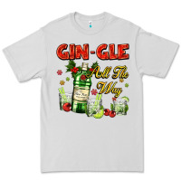 Dove Grey gin`gle all the way with bottle and cocktails Premium Tee - AdoDesignShop