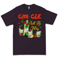 Plum gin`gle all the way with bottle and cocktails Premium Tee - AdoDesignShop