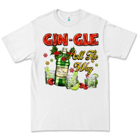 White gin`gle all the way with bottle and cocktails Premium Tee - AdoDesignShop