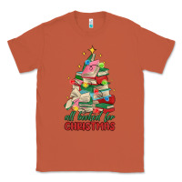 Copper christmas book tree Classic Tee - MaliasSmallBusiness