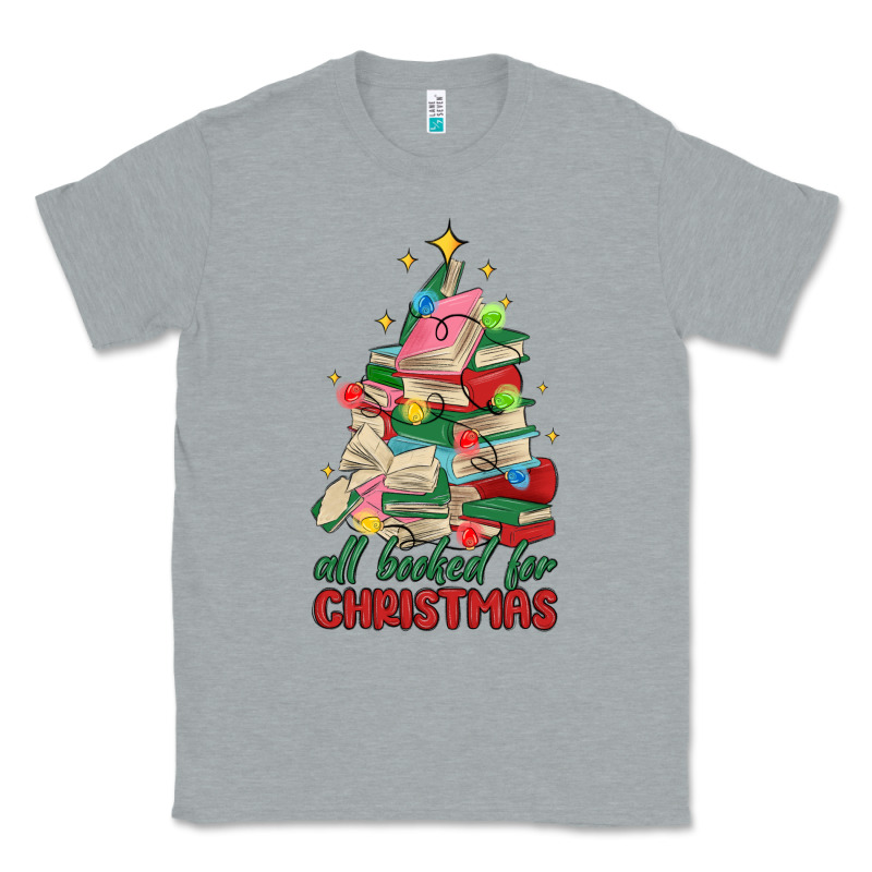 Christmas Book Tree Classic Tee by MaliasSmallBusiness | Teevron