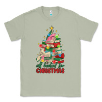 Matcha christmas book tree Classic Tee - MaliasSmallBusiness