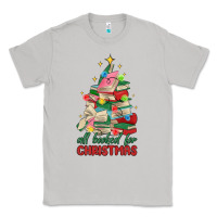 Moon Dust christmas book tree Classic Tee - MaliasSmallBusiness