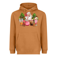 Meerkat pink christmas santa coffe cups Heavyweight Hoodie - CowGirlArtShop