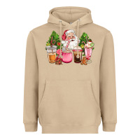 Mushroom pink christmas santa coffe cups Heavyweight Hoodie - CowGirlArtShop
