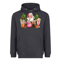 Smoke pink christmas santa coffe cups Heavyweight Hoodie - CowGirlArtShop