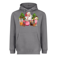 Storm pink christmas santa coffe cups Heavyweight Hoodie - CowGirlArtShop