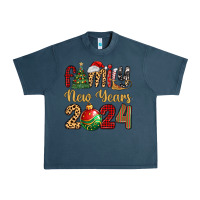 Midnight Navy family new years 2024 Urban Heavy Tee - MaliasSmallBusiness