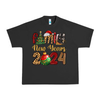 Pigment Black family new years 2024 Urban Heavy Tee - MaliasSmallBusiness