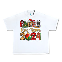 White family new years 2024 Urban Heavy Tee - MaliasSmallBusiness