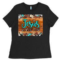 Black jesus loves you Ladies Tee - JahusDesignShop
