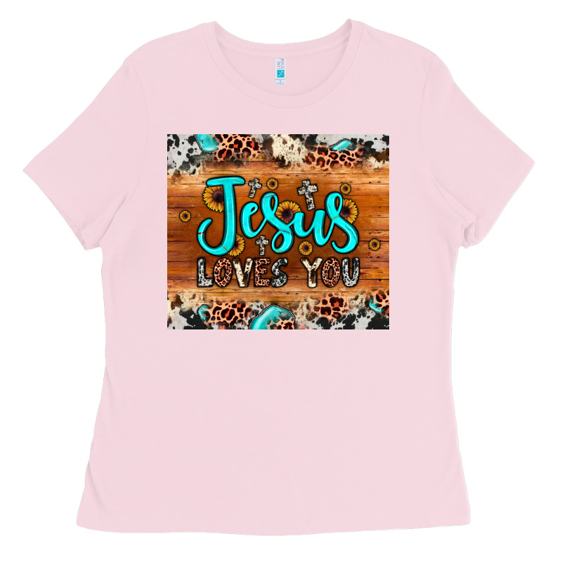 Jesus Loves You Ladies Tee by JahusDesignShop | Teevron