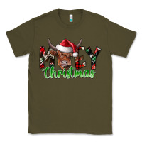 Army Green moey Christmas Classic Tee - CowhideDigitalArt