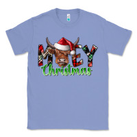 Colony Blue moey Christmas Classic Tee - CowhideDigitalArt