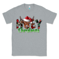 Heather Grey moey Christmas Classic Tee - CowhideDigitalArt