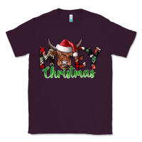 Plum moey Christmas Classic Tee - CowhideDigitalArt