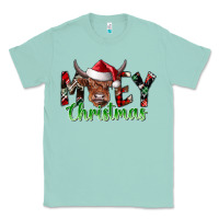 Seafoam moey Christmas Classic Tee - CowhideDigitalArt