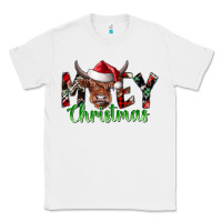White moey Christmas Classic Tee - CowhideDigitalArt