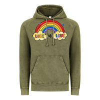 Vintage Olive love is love lgbtq Vintage Hoodie - MaliasSmallBusiness