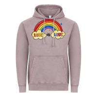 Vintage Zinc love is love lgbtq Vintage Hoodie - MaliasSmallBusiness