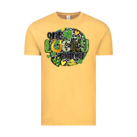 Vintage Mustard one lucky mama Vintage Tee - MaliasSmallBusiness