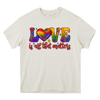 Cream love is all that matters Heavy Core Tee - JahusDesignShop