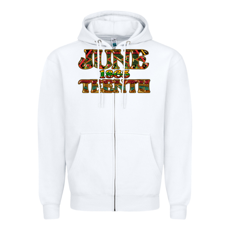 Juneteenth 1865 Zipper Hoodie by NancyCooperArtShop | Teevron