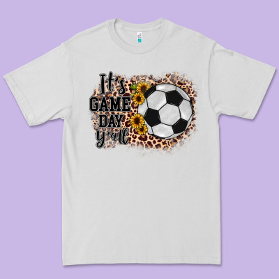 It's Game Day Y'all Soccer Premium Tee Designed By Jahusdesignshop