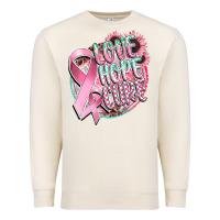 Sandshell love hope cure Premium Sweatshirt - CowGirlArtShop