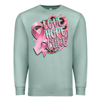 Seafoam love hope cure Premium Sweatshirt - CowGirlArtShop