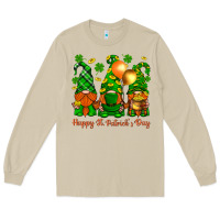 Mushroom happy st. patricks day with gnomies Long Sleeve Tee - BundleAndBundleShop