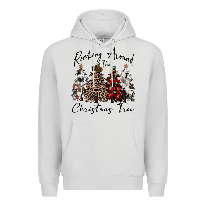 Rocking Around The Christmas Tree Premium Hoodie by CowGirlArtShop | Teevron