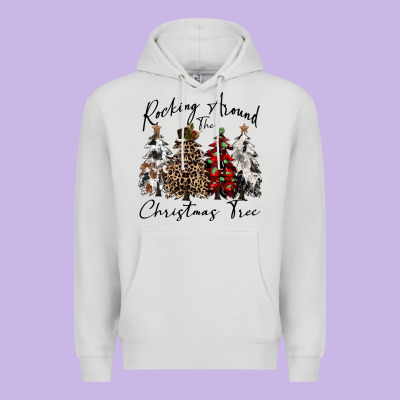 Rocking Around The Christmas Tree Premium Hoodie Designed By Cowgirlartshop
