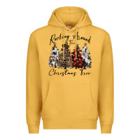 Mustard rocking around the christmas tree Premium Hoodie - CowGirlArtShop