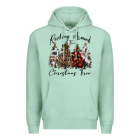 Seafoam rocking around the christmas tree Premium Hoodie - CowGirlArtShop