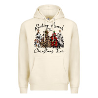 Tofu rocking around the christmas tree Premium Hoodie - CowGirlArtShop