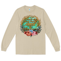 Mushroom i can do all things through christ who strenghtens me Long Sleeve Tee - JahusDesignShop