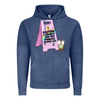 Vintage Denim caution i haven't had my coffee yet Vintage Hoodie - MaliasSmallBusiness
