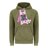 Vintage Olive caution i haven't had my coffee yet Vintage Hoodie - MaliasSmallBusiness