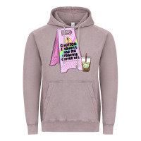 Vintage Zinc caution i haven't had my coffee yet Vintage Hoodie - MaliasSmallBusiness