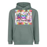 Sage peace loeve unicorns Heavyweight Hoodie - CowGirlArtShop