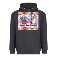 Smoke peace loeve unicorns Heavyweight Hoodie - CowGirlArtShop
