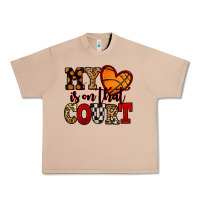 Burro my heart is on that court basketball red and black Urban Heavy Tee - NancyCooperArtShop