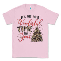 Bubblegum Pink it's the most wonderful time of the year Classic Tee - MaliasSmallBusiness
