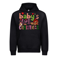 Black baby's first christmas Urban Hoodie - FaDigitalArtStudio